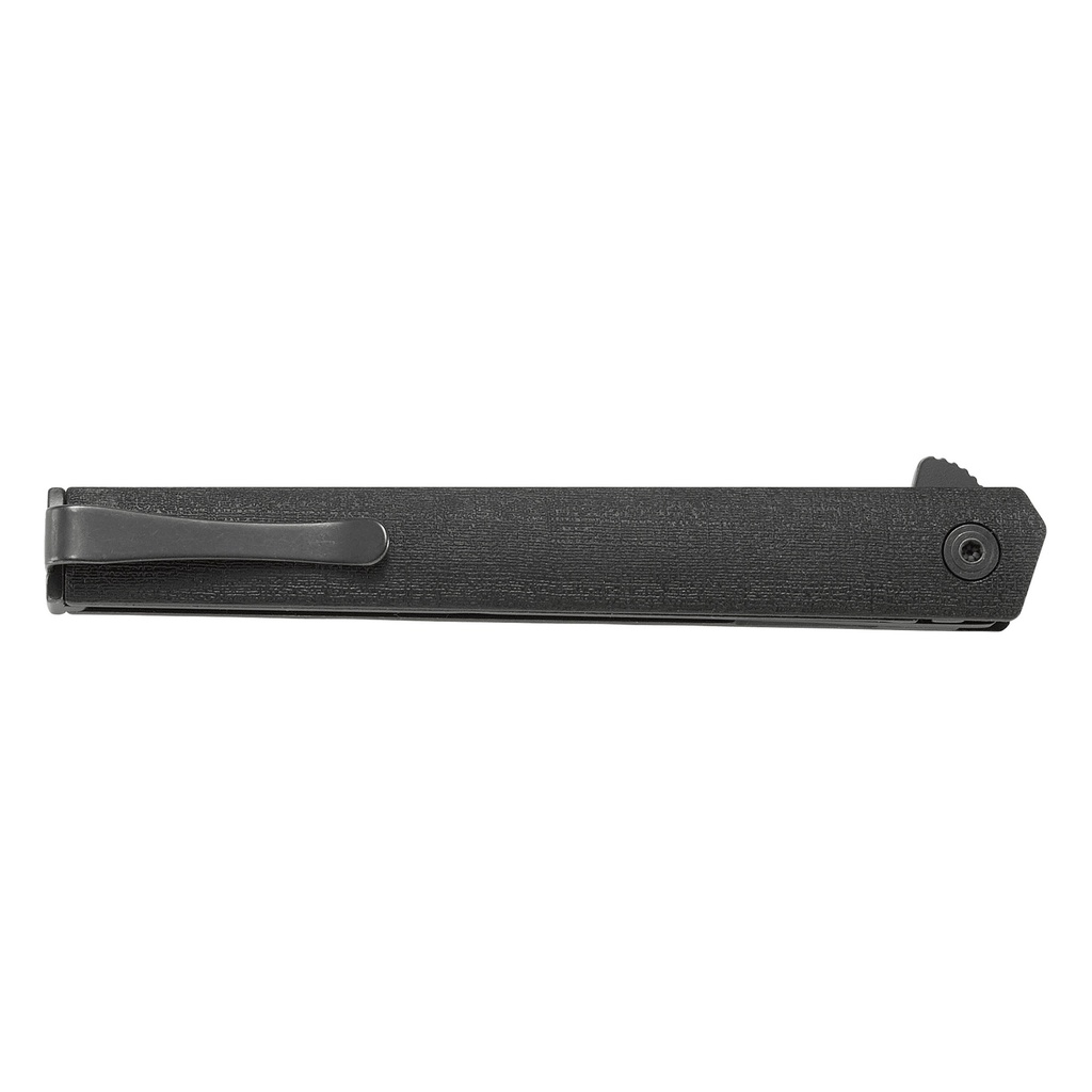 Columbia River Knife & Tool CEO FLIPPER BLACKOUT 3.35" PLN EDGE 2
