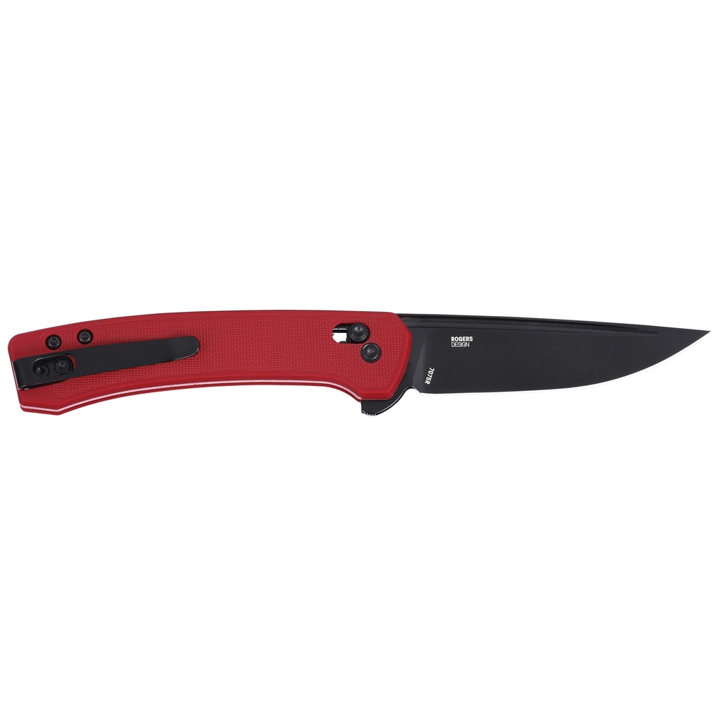 Columbia River Knife & Tool CRKT Q COMPACT 3.05" PLAIN EDGE RED 1