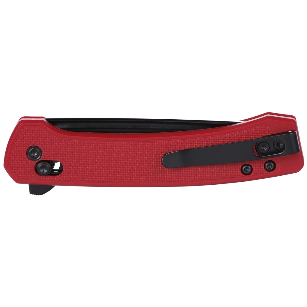 Columbia River Knife & Tool CRKT Q COMPACT 3.05" PLAIN EDGE RED 2