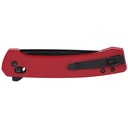Columbia River Knife & Tool CRKT Q COMPACT 3.05" PLAIN EDGE RED 2