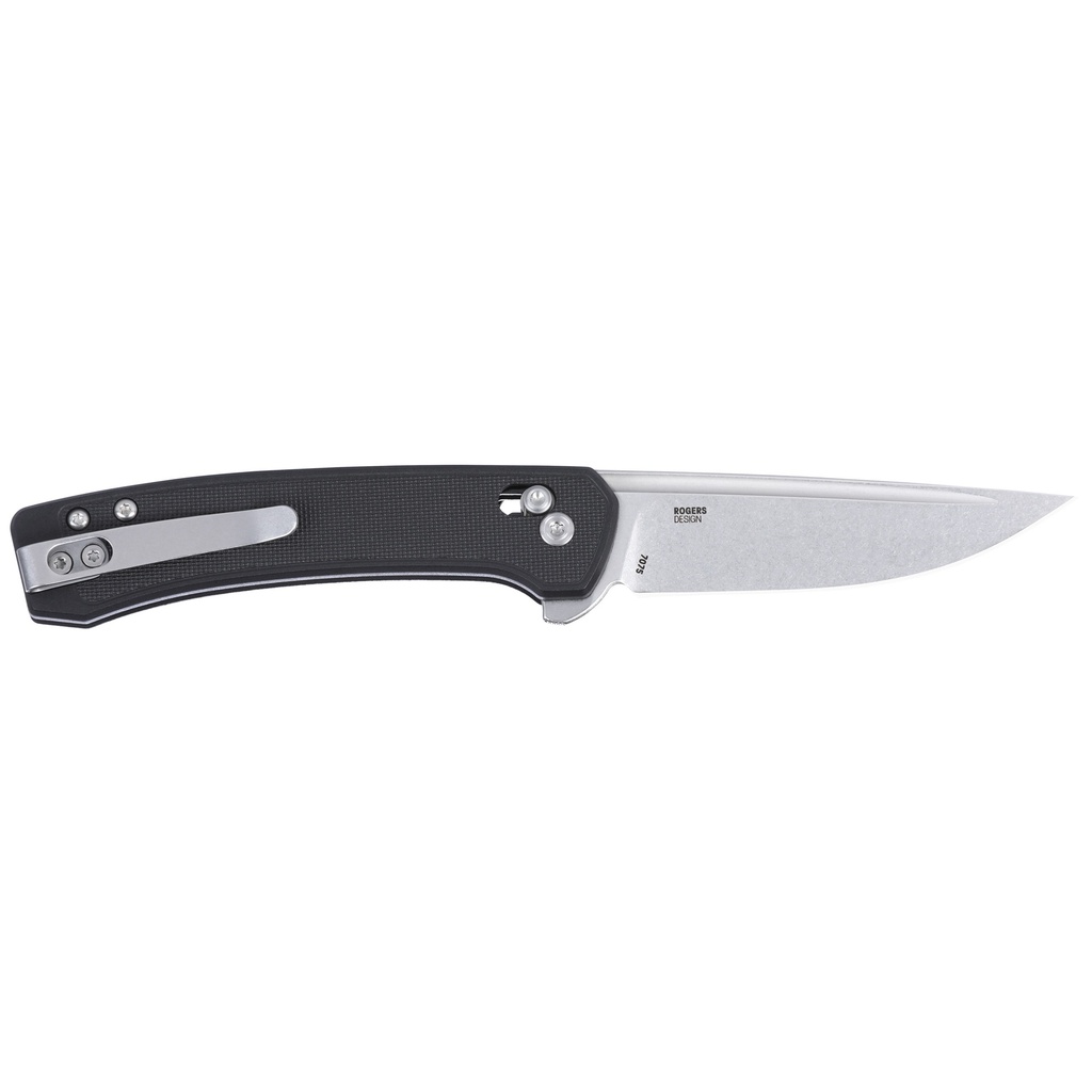 Columbia River Knife & Tool CRKT Q COMPACT 3.05" PLAIN EDGE BLK 1