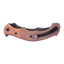 Columbia River Knife & Tool CRKT RITUAL COMPACT BROWN 3.05" PLN 2