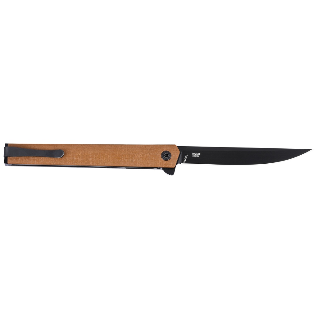 Columbia River Knife & Tool CRKT CEO FLIPPER DESERT 3.35" TAN 1