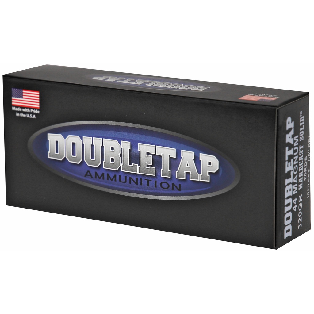 DoubleTap Ammunition DBLTAP 44MAG 320GR HARDCAST 20/500 2