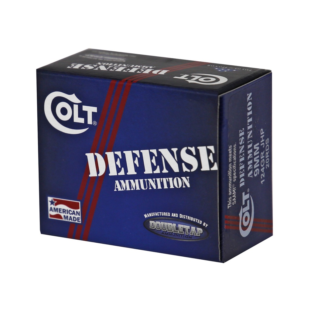 DoubleTap Ammunition DBLTAP CD 9MM 124GR JHP 20/1000 2