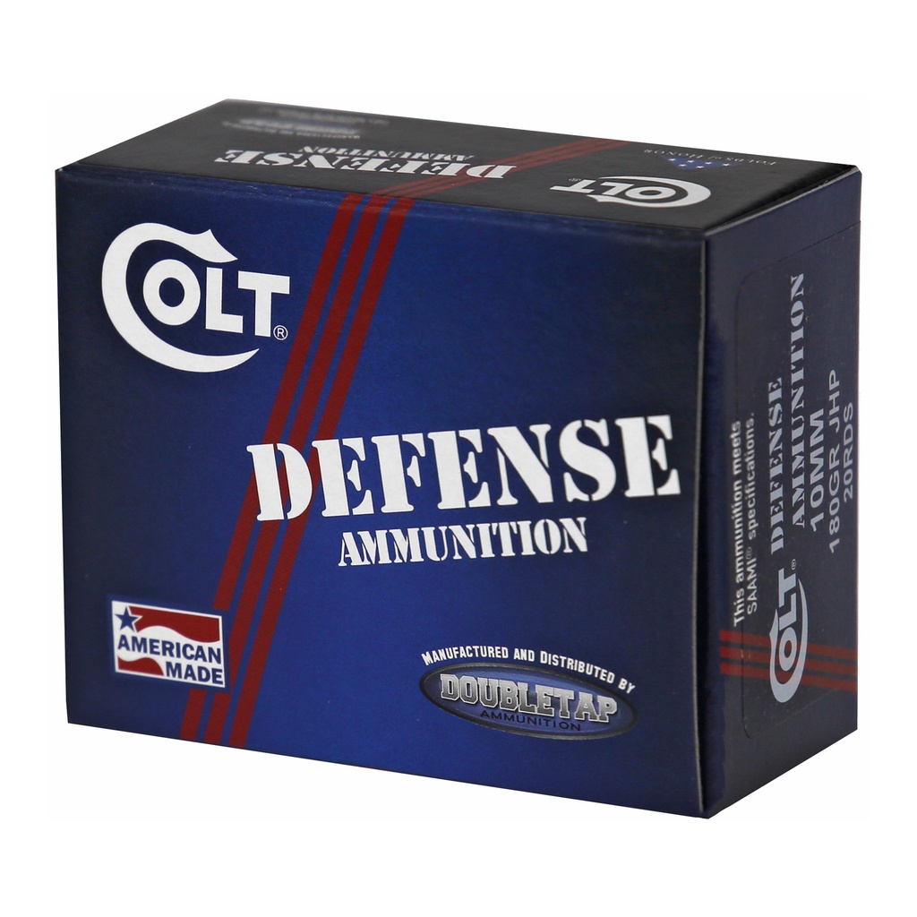 DoubleTap Ammunition DBLTAP CD 10MM 180GR JHP 20/1000 2