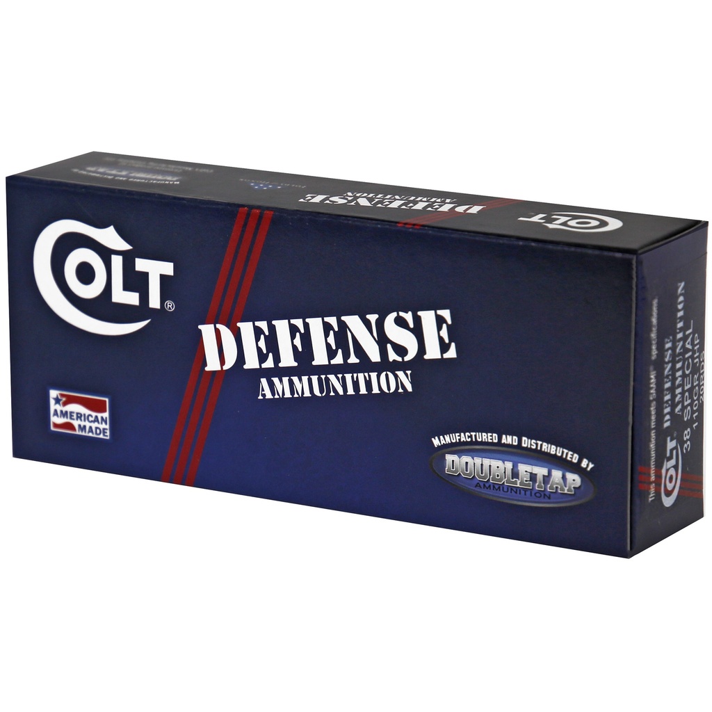 DoubleTap Ammunition DBLTAP CD 38SPL+P 110GR SJHP 20/1000 2