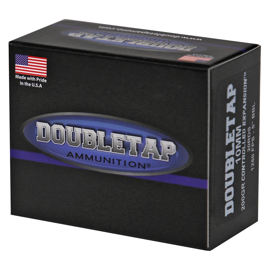 DoubleTap Ammunition DBLTAP 10MM 200GR JHP 20/1000 2