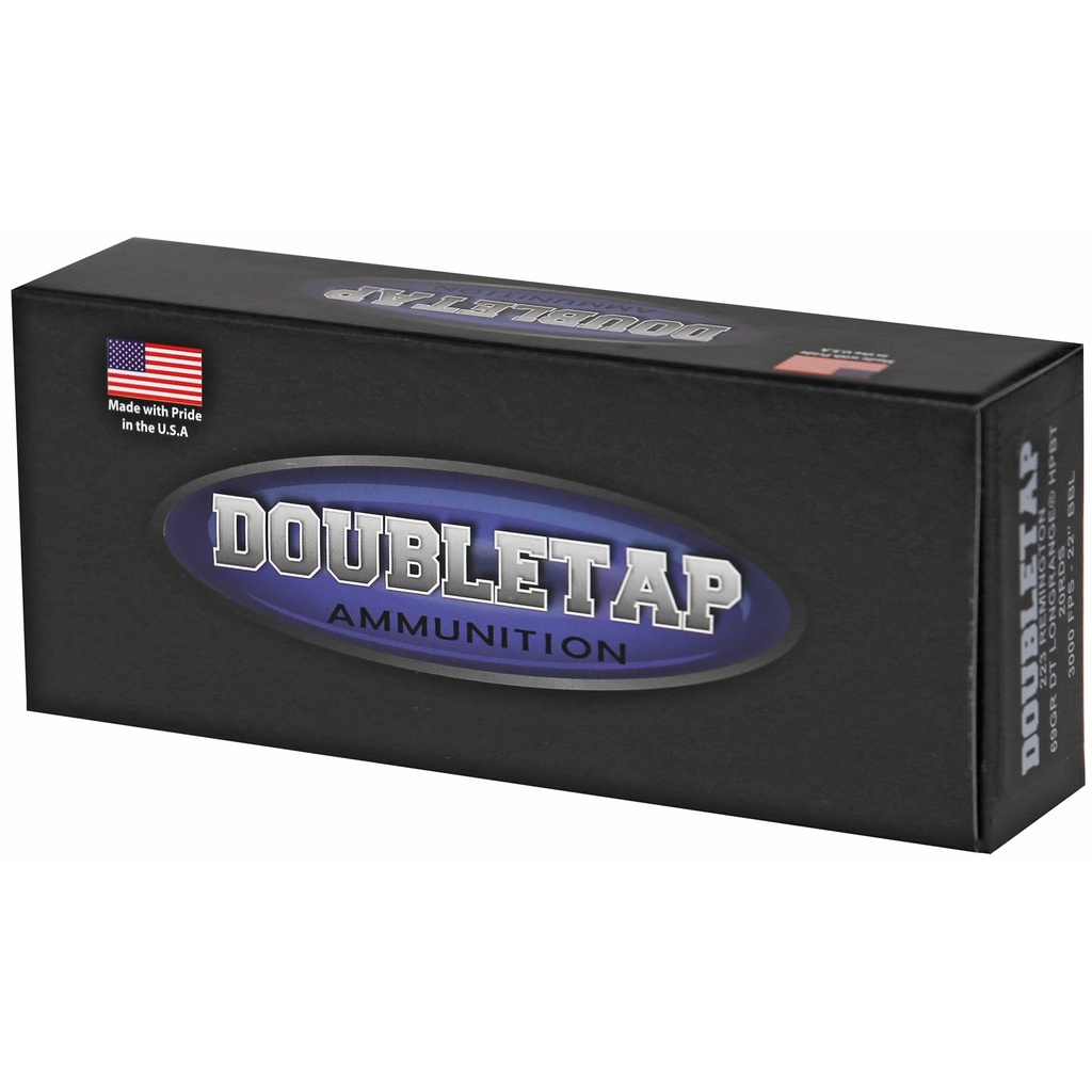 DoubleTap Ammunition DBLTAP 223REM 69GR HPBT 20/1000 2