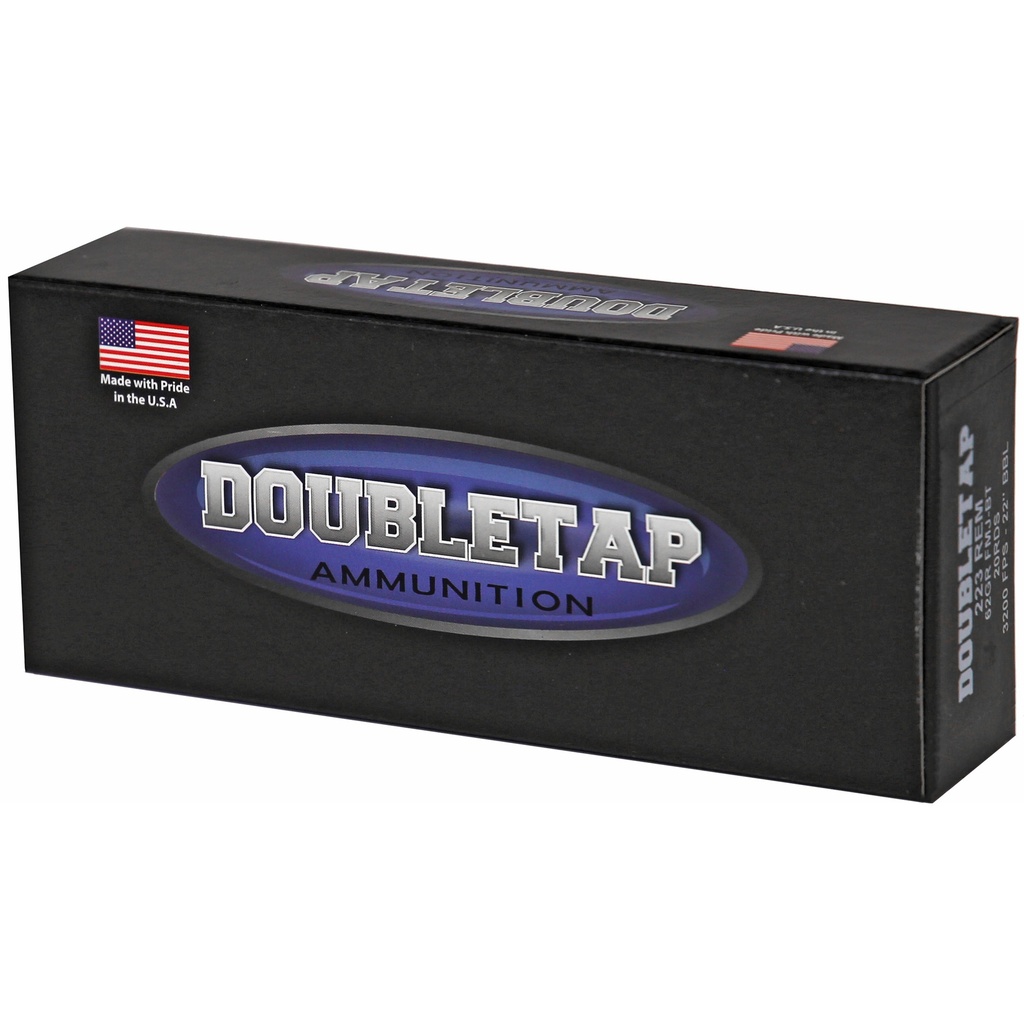 DoubleTap Ammunition DBLTAP 223REM 62GR FMJ 20/1000 2