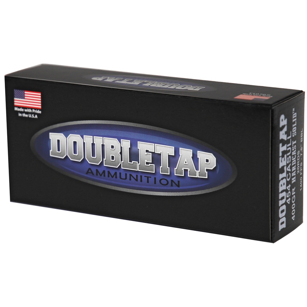 DoubleTap Ammunition DBLTAP 454CAS 400GR HARDCAST 20/500 2