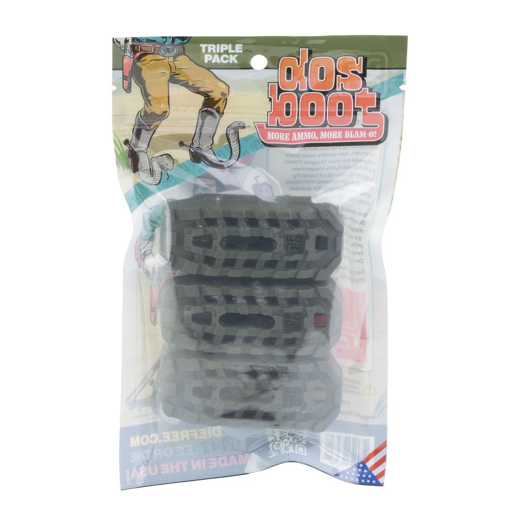 Die Free Co DFCO DOS BOOT +2 3PK ODG 3