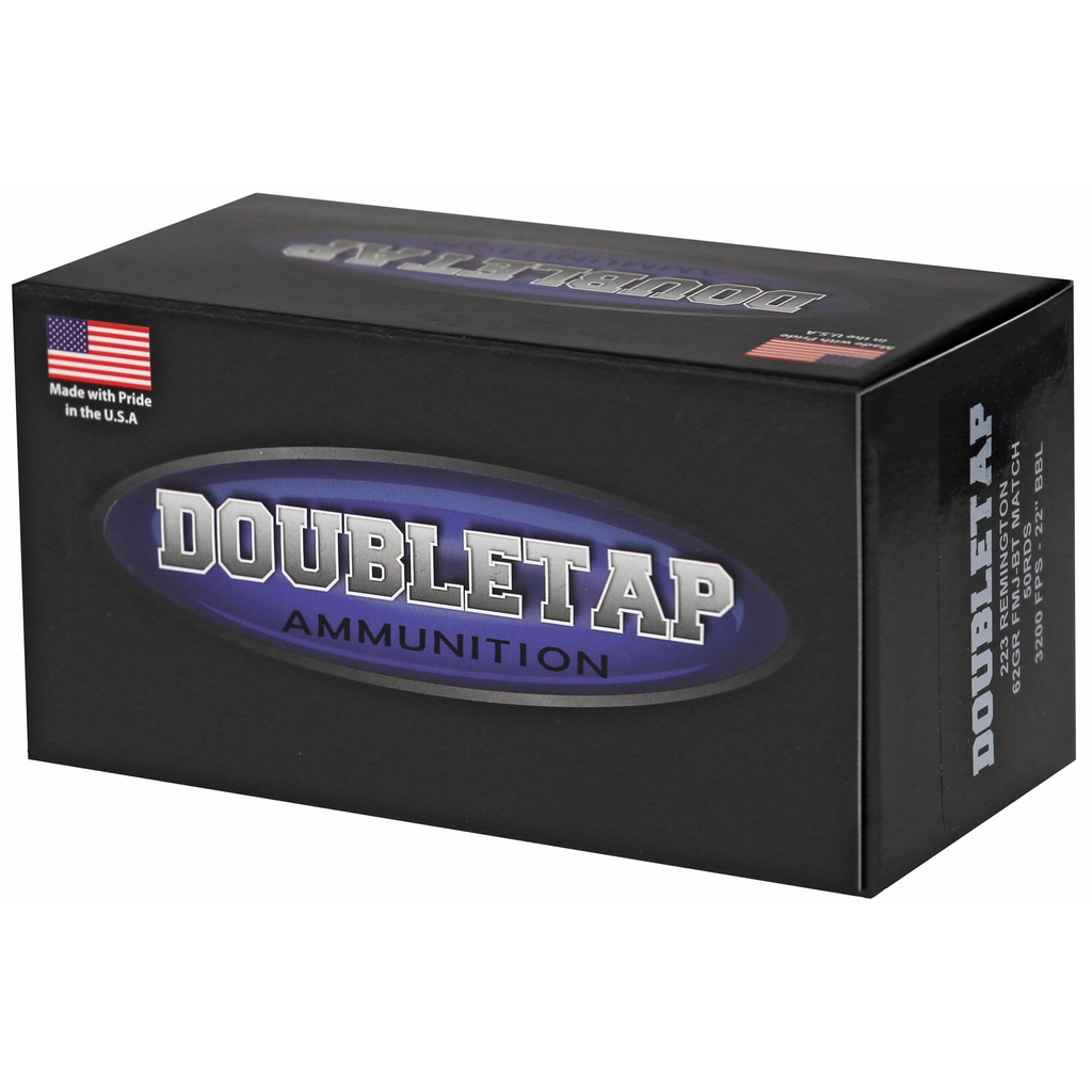 DoubleTap Ammunition DBLTAP 223REM 62GR FMJ 50/500 2