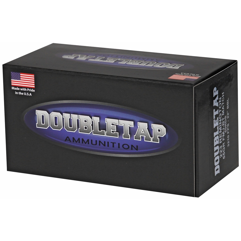 DoubleTap Ammunition DBLTAP 223REM 55GR FMJ 50/1000 2