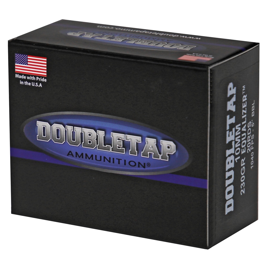 DoubleTap Ammunition DBLTAP 10MM 230GR EQ JHP 20/1000 2