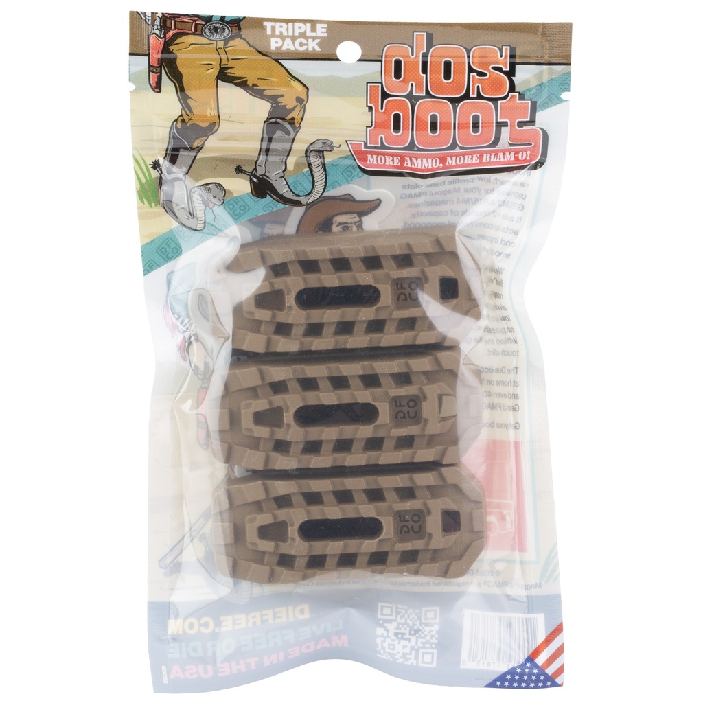 Die Free Co DFCO DOS BOOT +2 3PK COYOTE 3