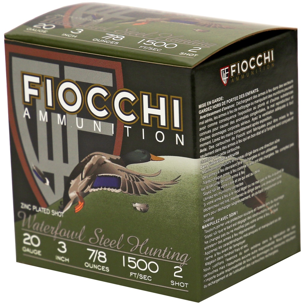 FIOCCHI 20GA #2 FLYWAY STEEL 25/250 2