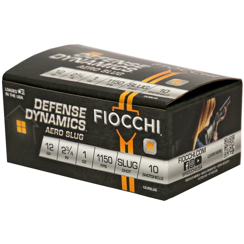 FIOCCHI 12GA AERO SLUG LW REC 10/250 2