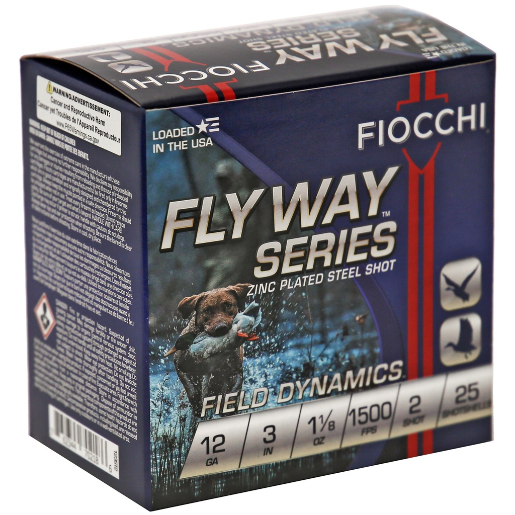 FIOCCHI 12GA #2 FLYWAY STEEL 25/250 1