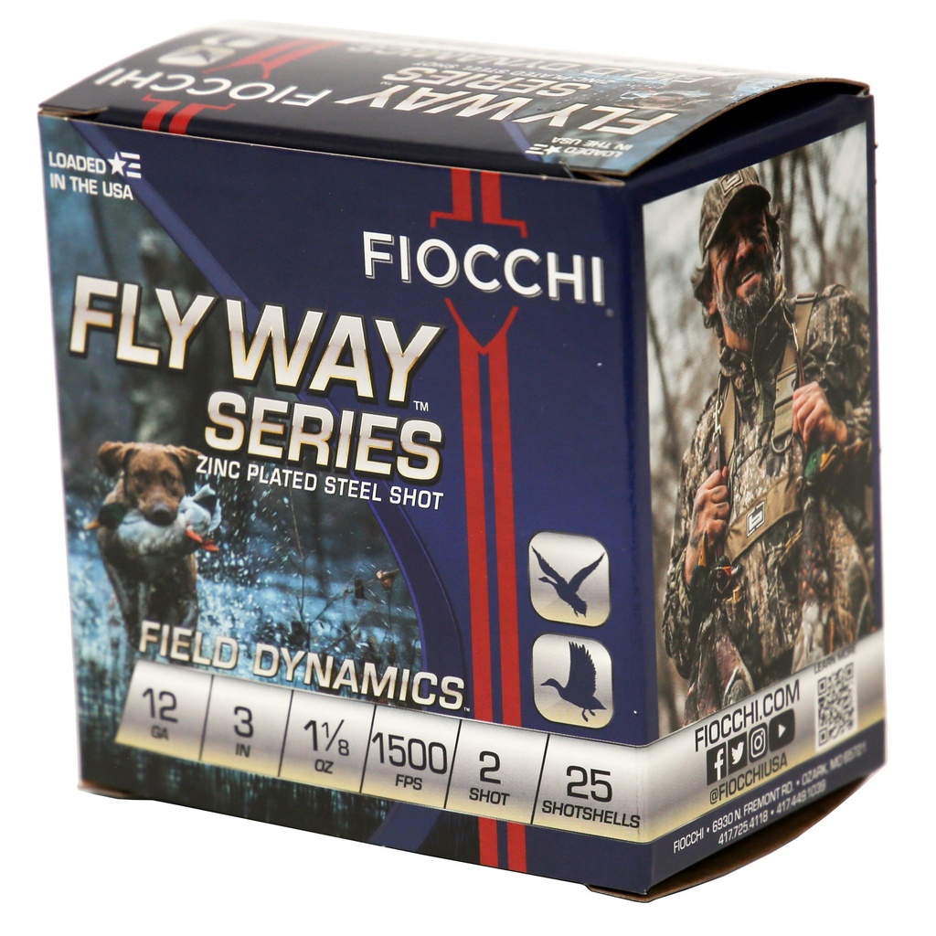 FIOCCHI 12GA #2 FLYWAY STEEL 25/250 2