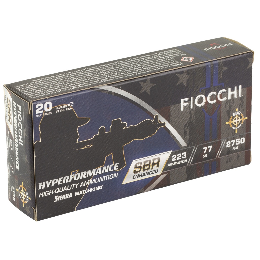 FIOCCHI HYPR SBR 223REM 77GR 20/200 1