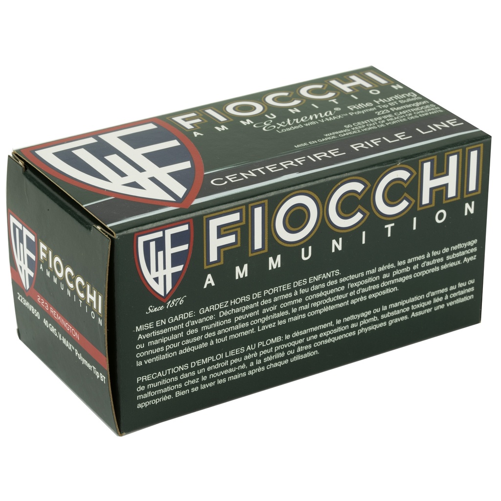 FIOCCHI 223REM 40GR VMAX 50/1000 1