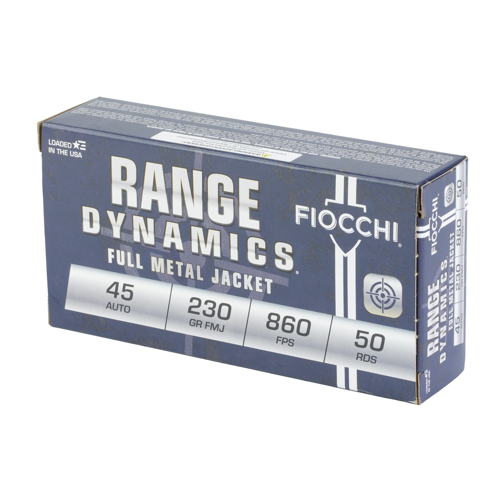 FIOCCHI RD 45ACP 230GR FMJ 50/1000 2