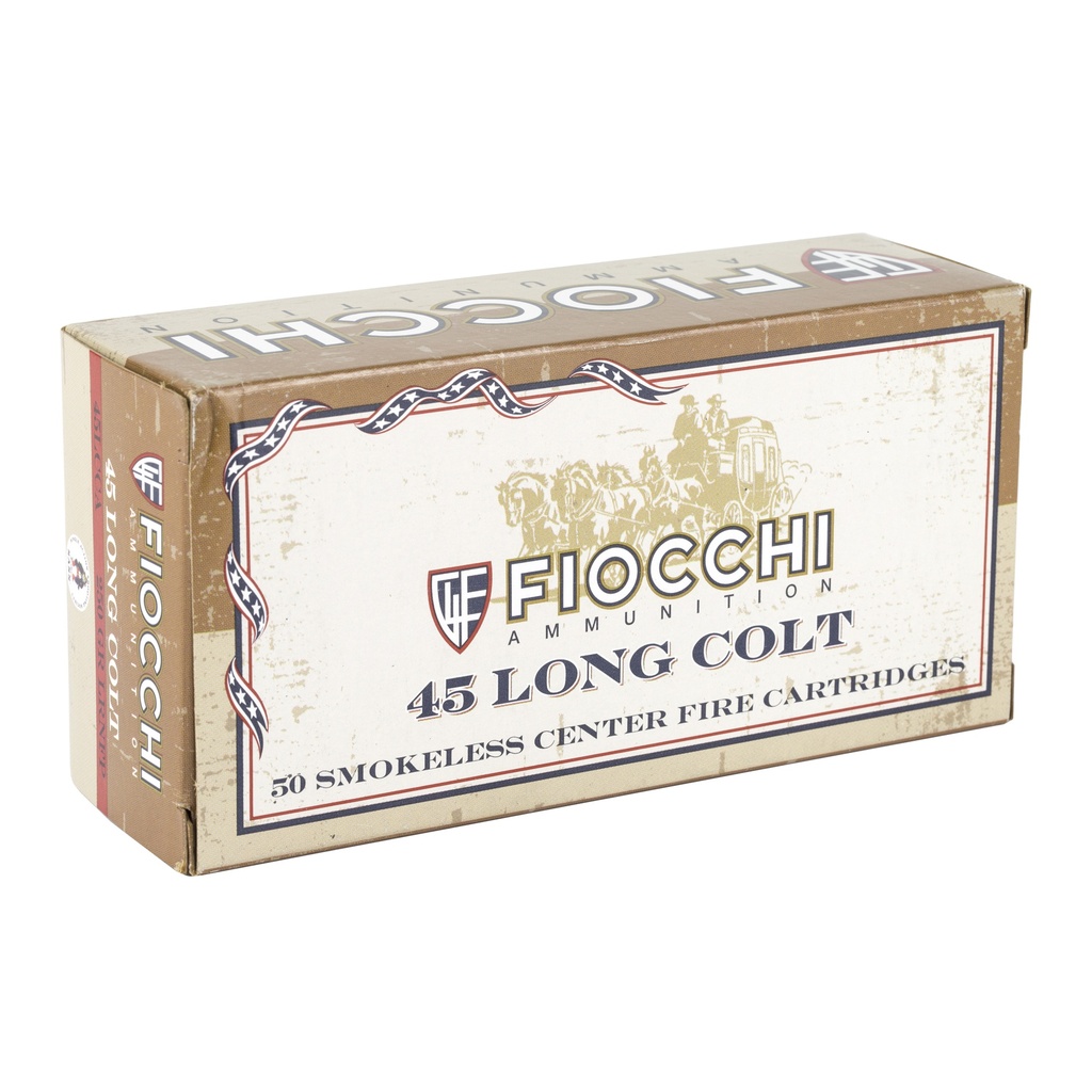 FIOCCHI 45 COLT 250GR LRNFP 50/500 1