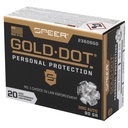 Speer Ammunition SPR GOLD DOT 380ACP 90GR HP 20/200 2