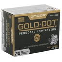 Speer Ammunition SPR GOLD DOT 9MM 124GR HP 20/200 1
