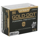 Speer Ammunition SPR GOLD DOT 40SW 180GR HP 20/200 1