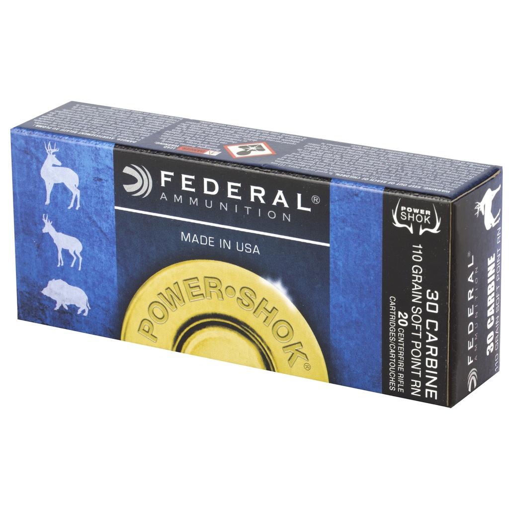 Federal FED PWRSHK 30CARB 110GR SPRN 20/200 2