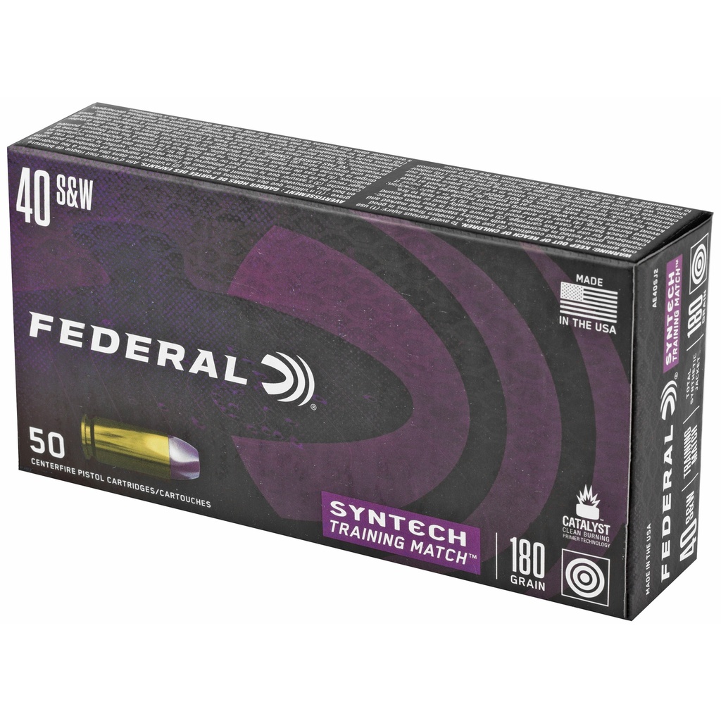 Federal FED SYNTECH 40SW 180GR TSJ 50/500 2