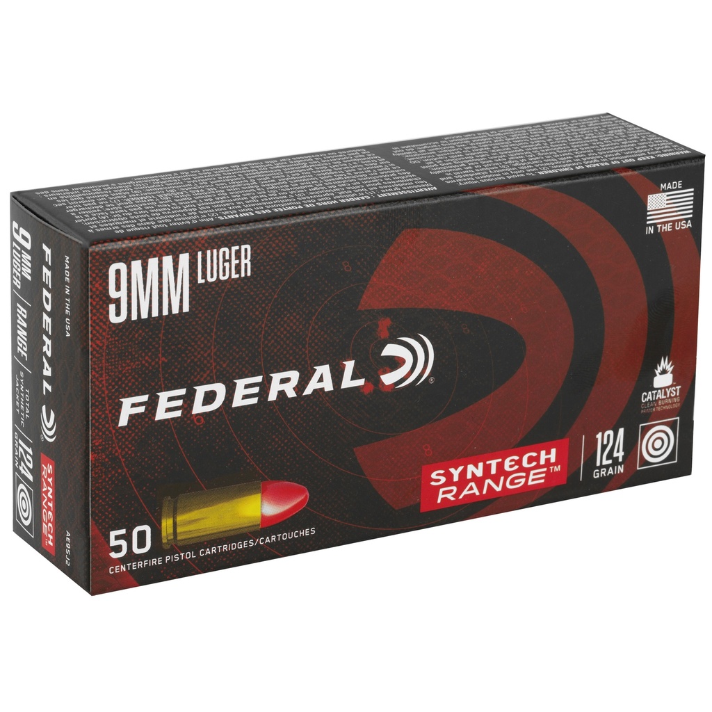 Federal FED AE 9MM 124GR TSJ 50/500 1