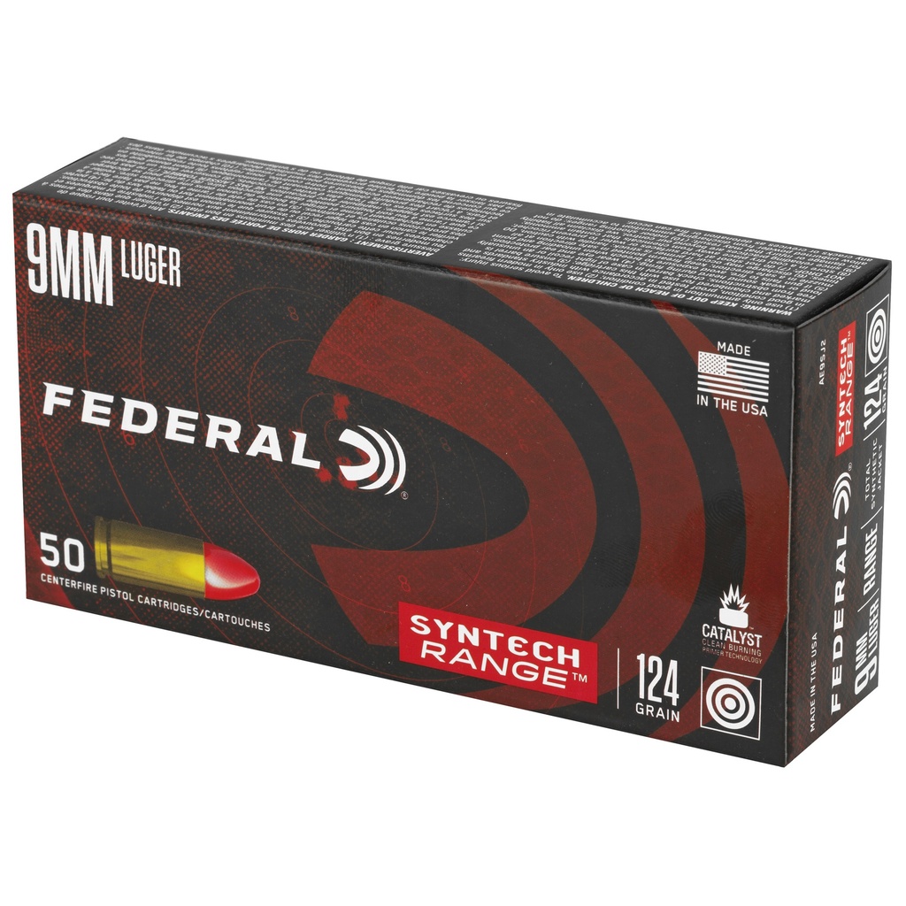Federal FED AE 9MM 124GR TSJ 50/500 2