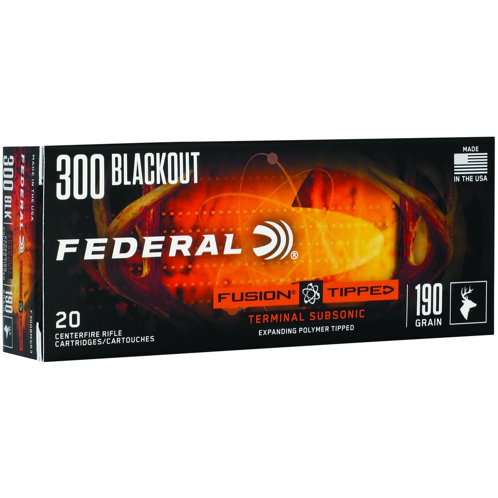 Federal FED FUSION TIP 300BLK 190GR 20/200 1