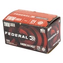 Federal FED AM EAGLE 9MM 124GR FMJ 100RD 2