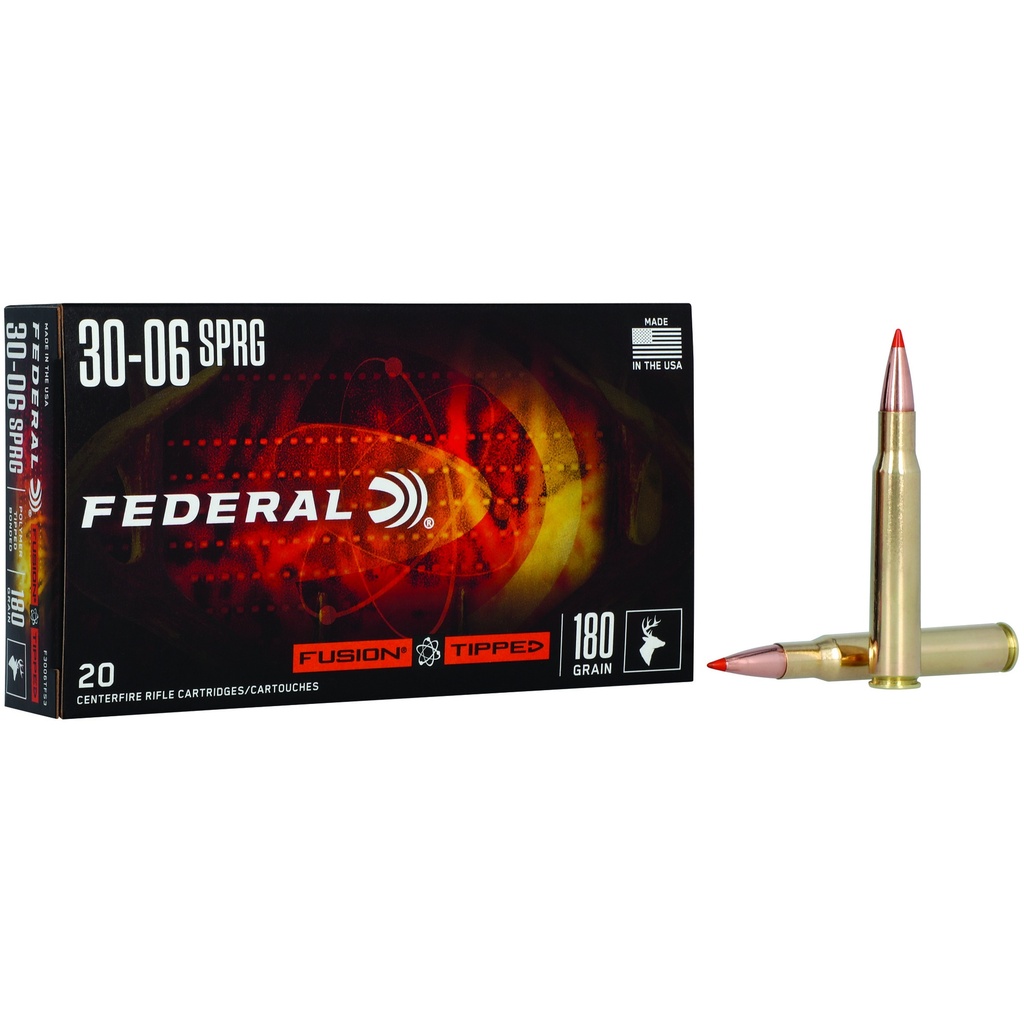 Federal FED FUSION TIP 30-06SPG 180GR 20/200 1