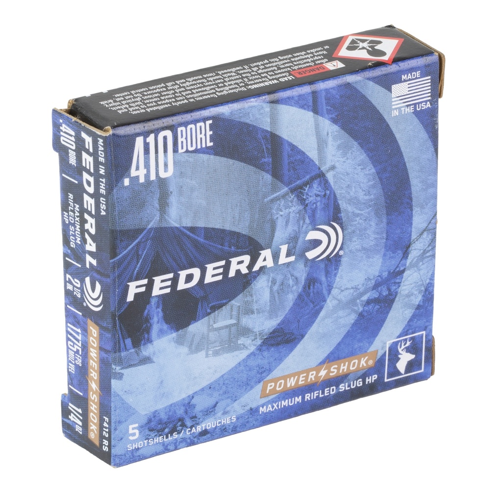 Federal FED PWRSHK 410 2.5 MX RFL SL 5/250 1