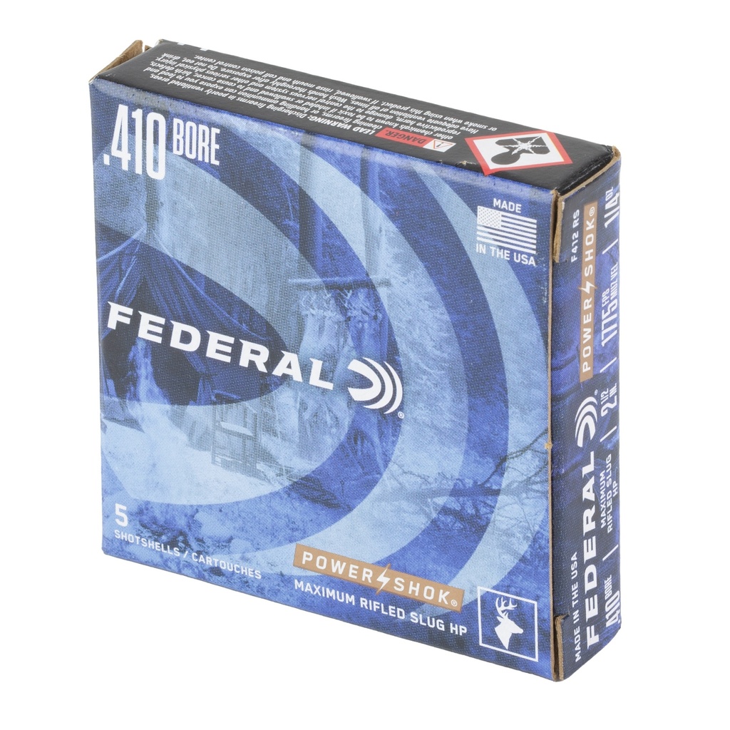 Federal FED PWRSHK 410 2.5 MX RFL SL 5/250 2