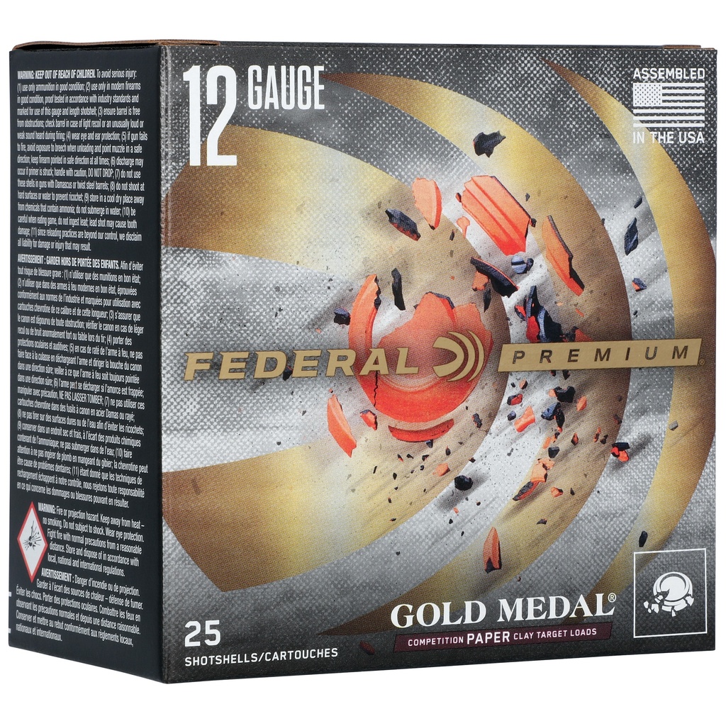 Federal FED GLD MDL PAPER 12GA 2.75" #8 25 1