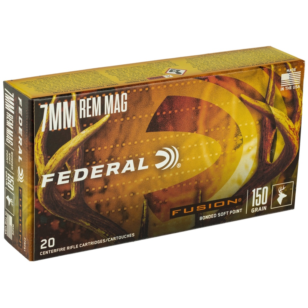 Federal FED FUSION 7MM REM MAG 150GR 20/200 1