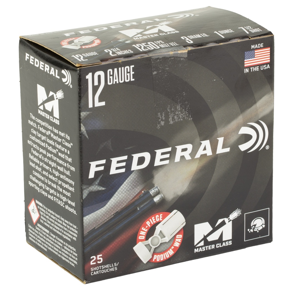 Federal FED MASTER CLSS 12GA 2.75" 1OZ #7.5 1