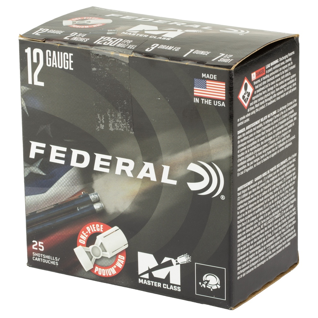Federal FED MASTER CLSS 12GA 2.75" 1OZ #7.5 2
