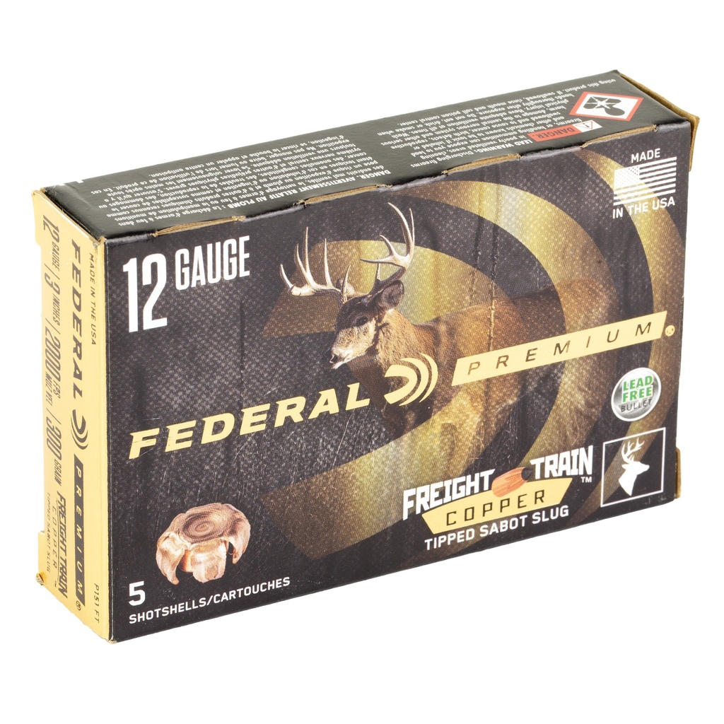 Federal FED FRT TRN 12GA 3" 300GR SLUG 5/50 1