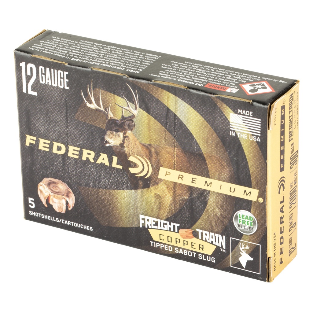 Federal FED FRT TRN 12GA 3" 300GR SLUG 5/50 2