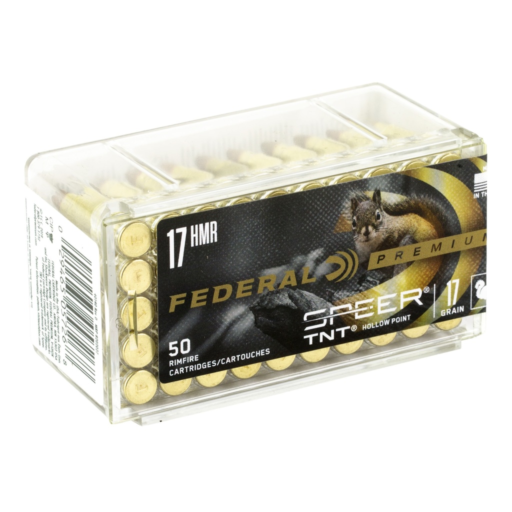 Federal FED PRM 17HMR 17GR SPEER TNT 50/3000 1