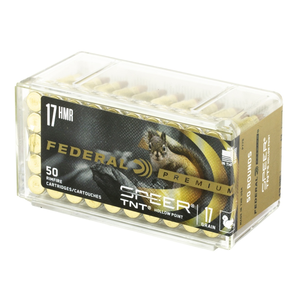 Federal FED PRM 17HMR 17GR SPEER TNT 50/3000 2