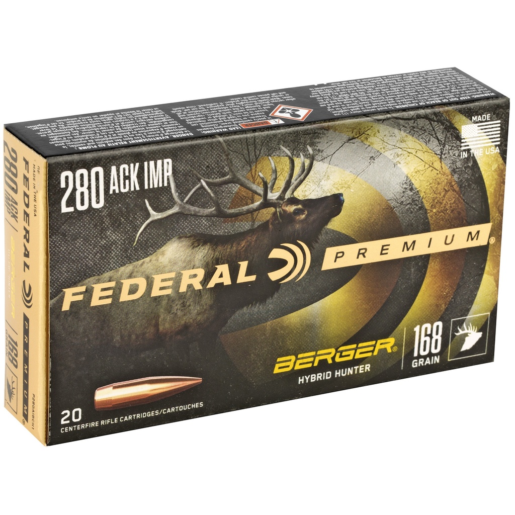 Federal FED PRM 280AI 168GR HYB HTR 20/200 1