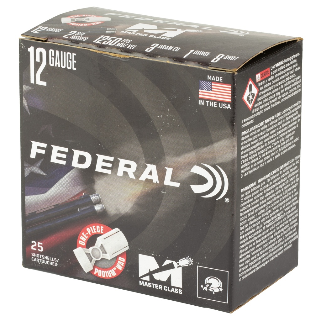 Federal FED MASTER CLASS 12GA 2.75" 1OZ #8 2
